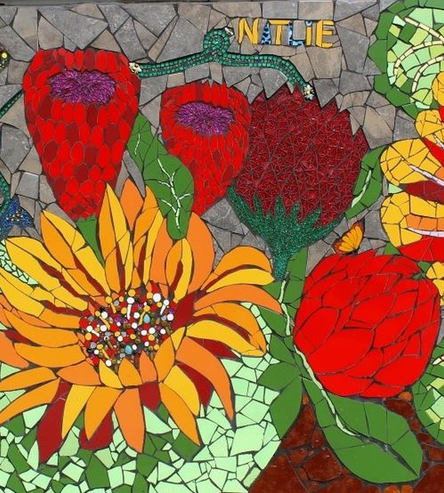 Natlie Ann Löffler, Flowers Mosaic art