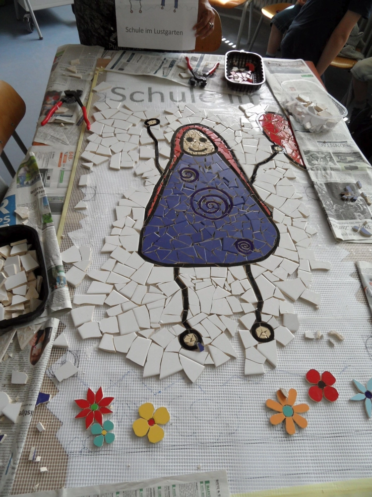 Natlie Ann Löffler, Mosaic art of a girl