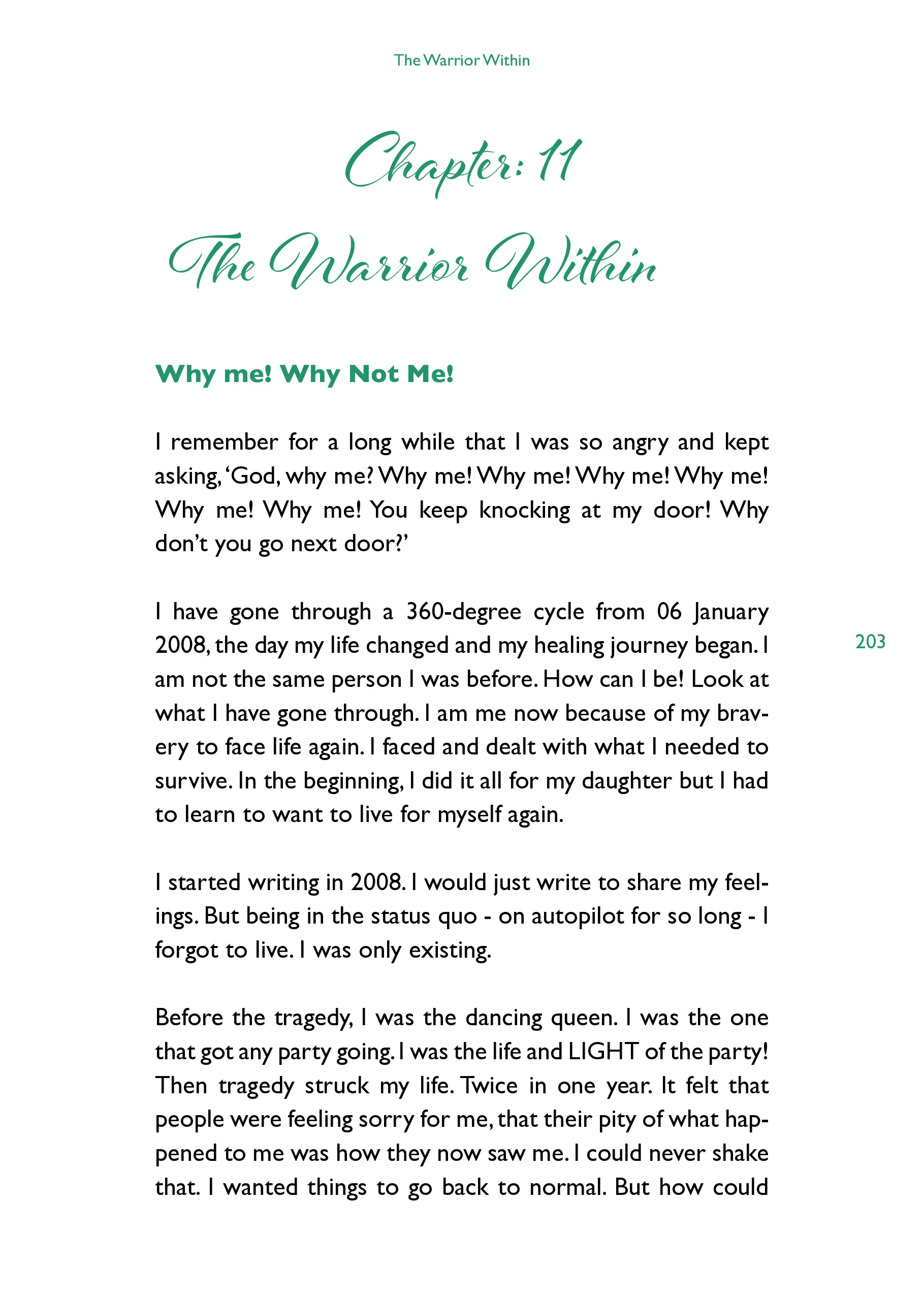 Natlie Ann Löffler, "Purpose after Grief" English adition book samples