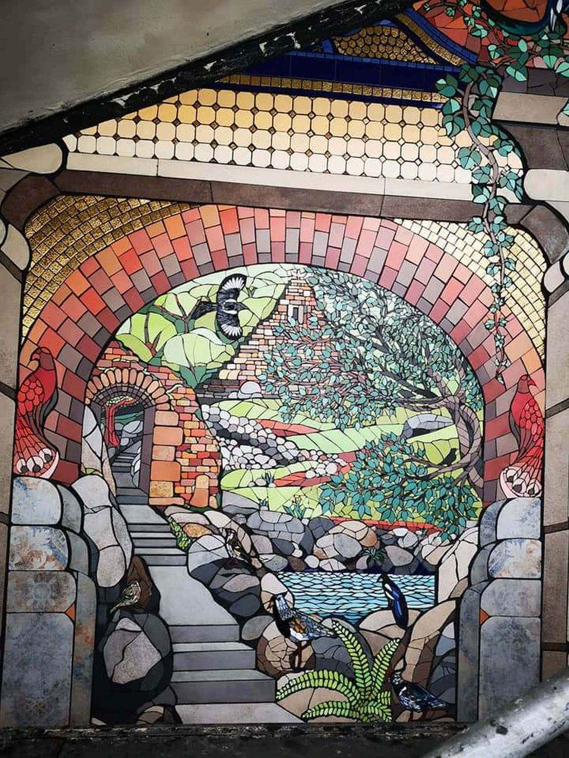 Natlie Ann Löffler,Garden Mosaic art